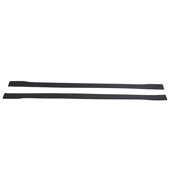 Ikon Motorsports Compatible with 78" x 3" Universal Style Side Skirt Extension Flat Bottom Line Lip