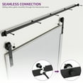 thumbnail image 4 of Dextrus Black Steel Single Door Barn Door Hardware Kit Standard Single, 4 of 5