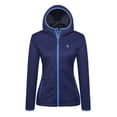 thumbnail image 3 of Little Donkey Andy Women's Lightweight Hooded Softshell Jacket for Running Travel Hiking, Windproof, Water Repellent Dark Blue Size XL, 3 of 3