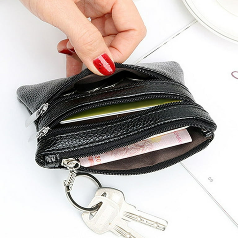 School Supplies Women Fashion Artificial Leather Zipper Solid Color Underarm Bag Phone Bag Envelope Bag Purse Clutch Bag Walmart