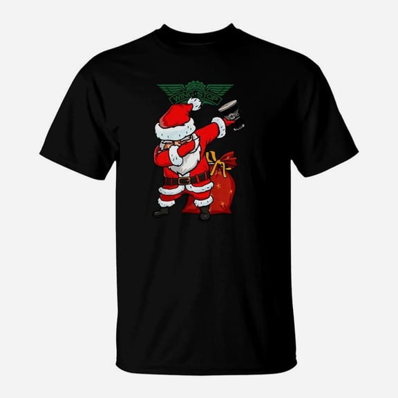 Dabbing Santa Claus Wing Stop TShirt