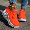 thumbnail image 6 of Domzle Shoes for Women Slip-On Lightweight Wide Toe Box Walking Shoe for Comfort Saffron 36, 6 of 7