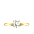 thumbnail image 4 of Rosec Jewels Certified Lab Grown 1 Ct Diamond Engagement Ring, EF-VS Quality, 18K Yellow Gold, US 5.00, 4 of 8