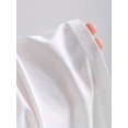 thumbnail image 3 of White Womens One Shoulder Ruched Bodycon Mini Dress With Tie Detail, 3 of 6