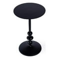 thumbnail image 1 of Butler Specialty Company Outdoor Round Metal End Table In Matte Black, 1 of 6