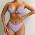 thumbnail image 2 of Afdoent Women's Bikini Sets Womens Swimwear Summer Two Piece Swimsuit Adjustable Strap Beach Bikini 2026 Retro Swimsuit, 2 of 7