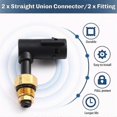 thumbnail image 4 of 2Pcs Air Suspension Strut Elbow Fitting Connectors Fit for Grand 2011-2020 68029912AE 68029902AE, 4 of 5