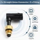 thumbnail image 4 of 2Pcs Air Suspension Strut Elbow Fitting Connectors Fit for Jeep Grand Cherokee 2011-2020 68029912AE, 4 of 5