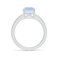 thumbnail image 2 of ANGARA Natural Octagonal 2.4 ct Tanzanite Cocktail Ring with Diamonds in 14K White Gold for Women (Size-9x7mm) | December Birthstone, Anniversary, Jewelry Gift for Women | Natural Tanzanite Ring, 2 of 11