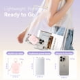 thumbnail image 7 of RORRY Portable Charger, 5000mAh Power Bank - Apple Watch Charger with Built-in Cables,Travel-Ready Portable Charger for iPhone 17/ 16/15/14 ,Android ,Apple Watch , Pink, 7 of 7