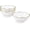 White cereal bowl, variant on 10" Marble Dinner Plate, Modern Ceramic Dishes Set for 4, Large Porcelain Plates Set, Round Kitchen Serving Plates, Dishwasher Safe