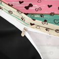 thumbnail image 4 of Homewish Rustic Farmhouse Cabin Duvet Cover Queen,Dog Paws Bone Queen Bedding,Pink Green,Black Reversible,3 Pieces,1 Duvet Cover and 2 Pillowcases, 4 of 6