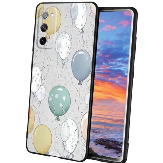 Compatible with Samsung Galaxy A02S(US Model) Phone Case, Balloons 27 Case Men Women, Flexible Silicone Shockproof Case for Samsung Galaxy A02S(US Model)