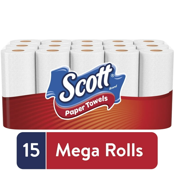 Scott Paper Towels, ChooseASheet, 15 Mega Rolls