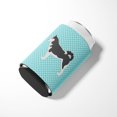 thumbnail image 3 of Carolines Treasures BB3780CC Siberian Husky Checkerboard Blue Can or Bottle Hugger, 3 of 5