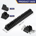 thumbnail image 2 of 23pcs Magnetic Wrench Organizer for Tool Box, Magnetic Modular Wrench Organizer Holder Toolbox Universally for 23 Tools Drawer Chest Ratcheting Offset Wrenches, Black, 2 of 7