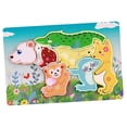 thumbnail image 1 of HILABEE Wooden Animal Puzzles Early Educational Animal Recognition Shape Matching Puzzle Bear, 1 of 9
