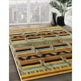 thumbnail image 2 of Ahgly Company Indoor Rectangle Mid-Century Modern Copper Green Oriental Area Rugs, 3' x 5', 2 of 6