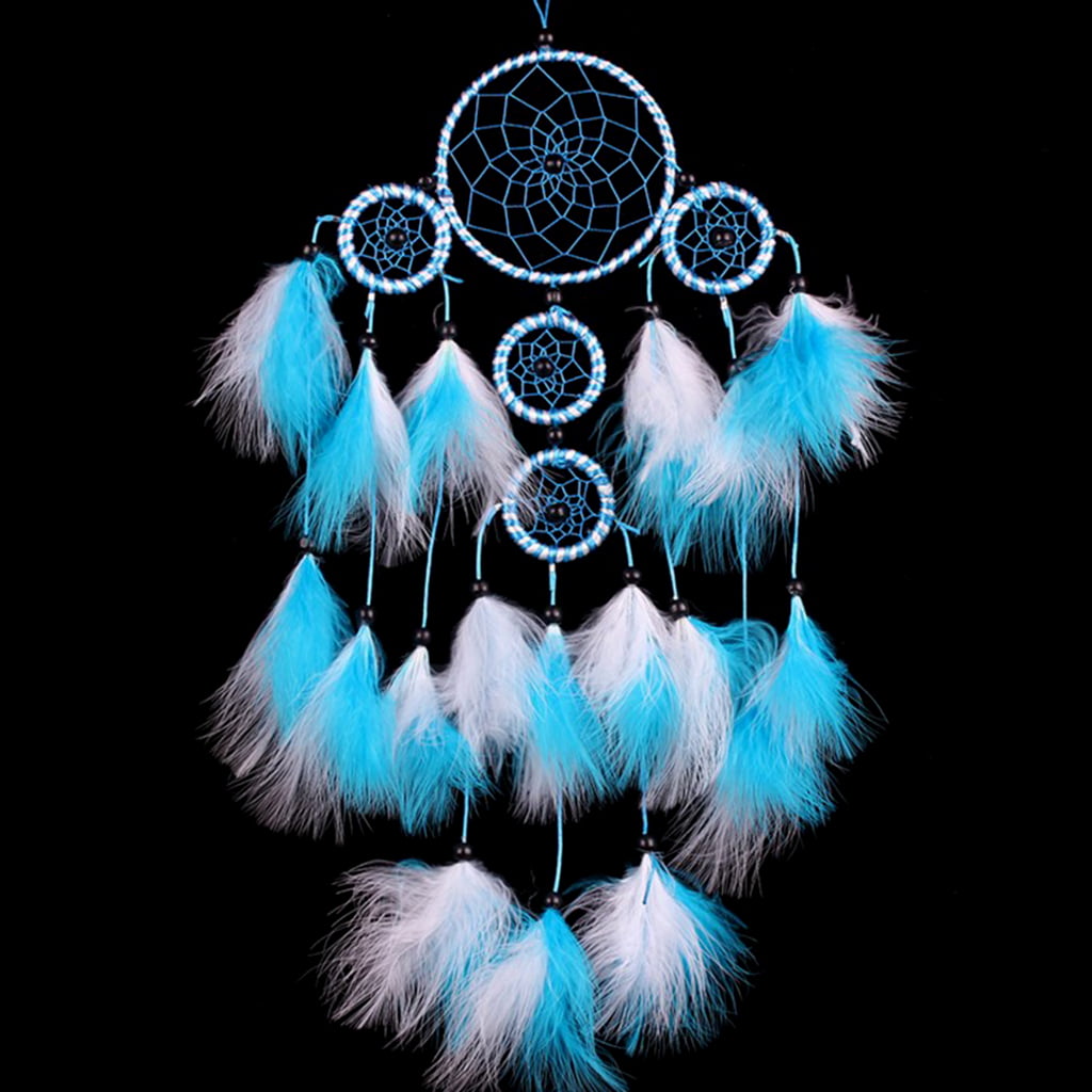 New Handmade Dream Catcher with feathers car or wall hanging decoration ornament 