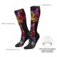 thumbnail image 4 of Balery Neon Psychedelic Giraffe Calcetines novedosos Calcetines deportivos Calcetines hasta la rodilla Calcetines de algodón Calcetines originales y geniales, 4 of 6