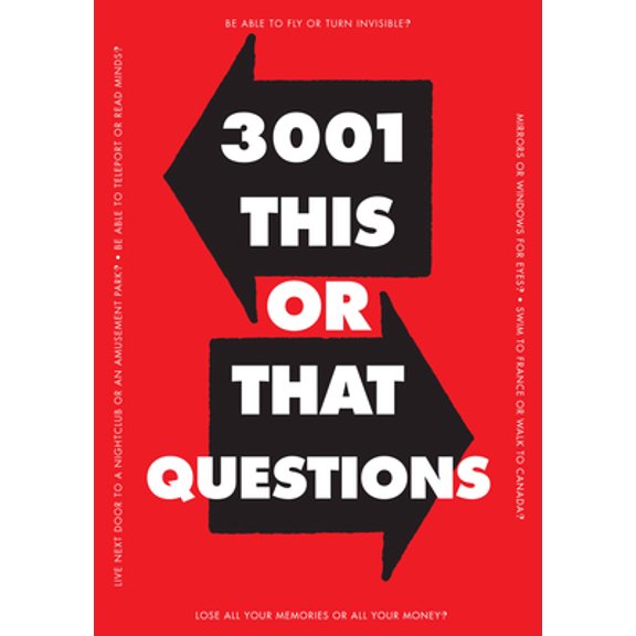 Pre-Owned 3,001 This or That Questions (Paperback) 0785839186 9780785839187