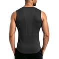 thumbnail image 3 of Zylanna Men's Workout Tank Tops, Moisture Wicking Sleeveless Stretch Fit Breathable Mesh Quick Dry Gym Training Active Sport Top Black, 3 of 8