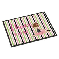 Carolines Treasures BB5393JMAT Ballet Dance is my Life Brunette Door Mat Indoor Rug or Outdoor Welcome Mat 24x36 Doormat