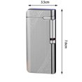 thumbnail image 3 of YIKA Windproof Straight Torch Red Flame Small Torch Lighters Butane Silent Torch Portable Lighter For Men Husband Birthday A, 3 of 9