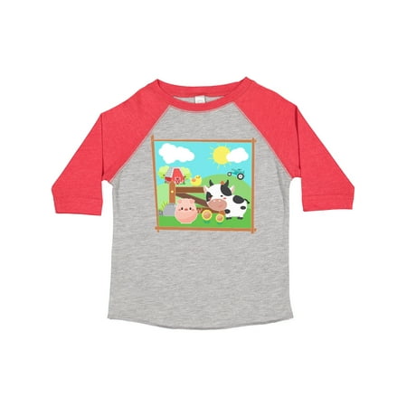 

Inktastic Farm Animals with Cow Chick and Pig Boys or Girls Toddler T-Shirt