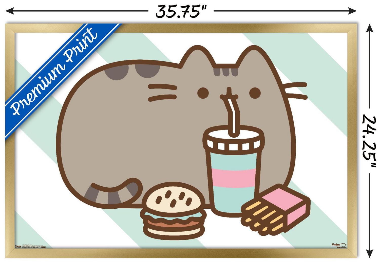 Pusheen - Food Wall Poster