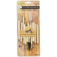 thumbnail image 2 of ARTIST'S BEST 11-Piece Assorted Double Ended Sculpture Tool Set | 22 Different Tips for Precise Sculpting | Ideal for Art Students & Professionals | Steel & Birch Wood Construction, 2 of 2