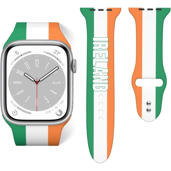 Ireland Flag Watch Band For Apple Wristband Band For Iwatch Series Soft Silicone 38mm*40mm