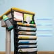 thumbnail image 3 of Organizador de escritorio para guardar libros, mochilas para estudiantes, útiles escolares, útiles para profesores, útiles escolares, accesorios de oficina, 3 of 7