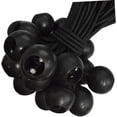 thumbnail image 5 of Black Tarp 45 Pcs Camping Tarp Plastic Tarp Trampoline Accessories Camping Tent Black Bungee Cord Tent Bungee Ball Bungee Cords Tie Down Elastic Cord Bungee Ball Cord Set Gazebo, 5 of 5
