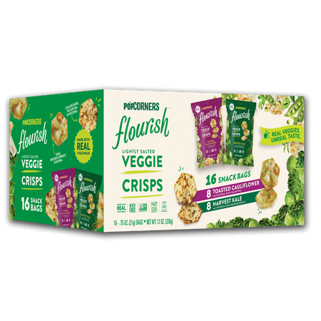 PopCorners Fourish Variety Pack, Gluten Free Snack, 16 CT