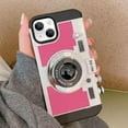 thumbnail image 4 of Emily in Paris Phone Case Compatible with iPhone 14 Plus for Women and Girls Camera Case Cute Vintage 3D Design Fashion Neck Strap Crossbody Strap Lanyard Cover Shockproof Protective Cover Rose, 4 of 11
