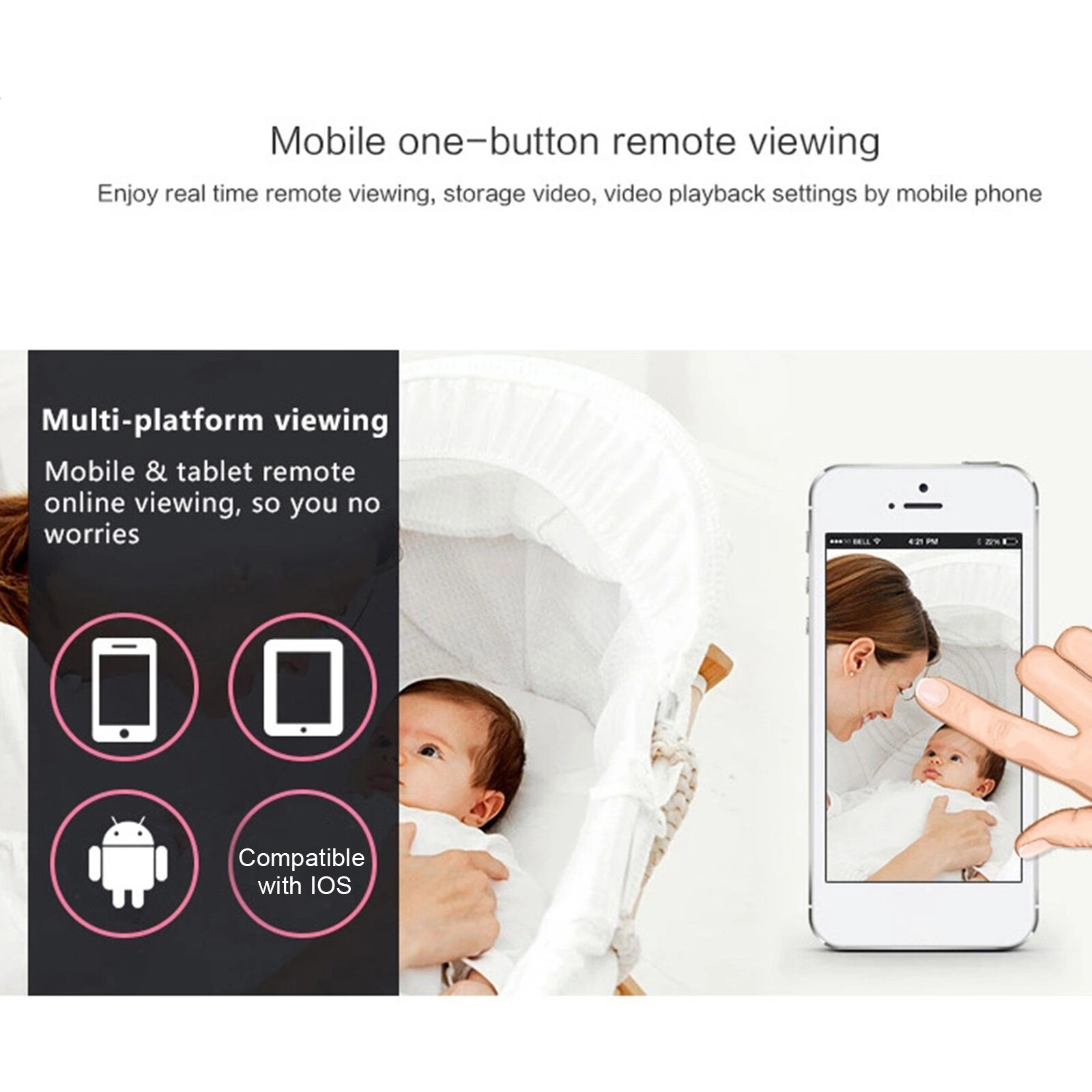 V380 Pro WiFi HD Camera Home Security IP Camera Two Way Audio Wireless Mini Camera Night Vision CCTV Baby Monitor