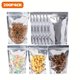 thumbnail image 1 of 200 bolsas Mylar for almacenamiento de alimentos | Bolsas de embalaje resellables for pequeñas empresas | Ideal for obsequios de fiestas y ocasiones especiales., 1 of 3