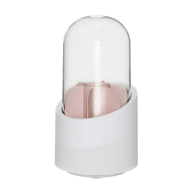Simple Rotating Makeup Brush Holder 6 Slots Multifunctional Vanity Storage  Box Container for Comb Nail Bathroom Rack 