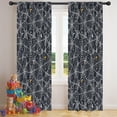 thumbnail image 5 of Blackout Kids Curtains,Spider Web Halloween Pattern Childrens Insulated Curtains Set Of 2,Bedroom Essentials,Toddler Room Decor 42"x84", 5 of 5