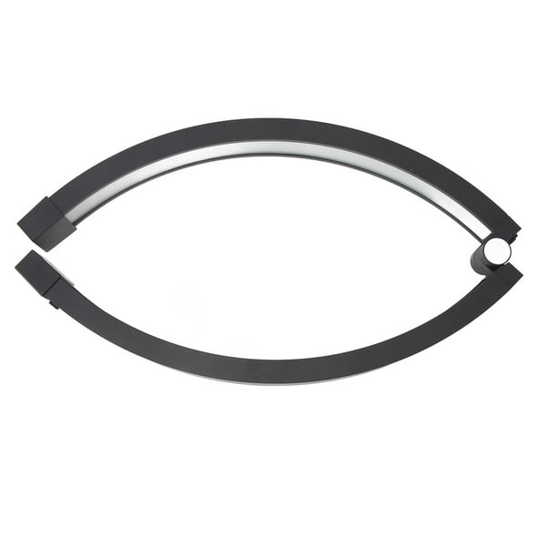 Lámpara De Escritorio Para Uñas De Media Luna De 22 Pulgadas Tecla Táctil Brillo Ajustable Luz LED Plegable De 20 W Con Teléfono Para Arte E Hidroterapia Facial aleación De