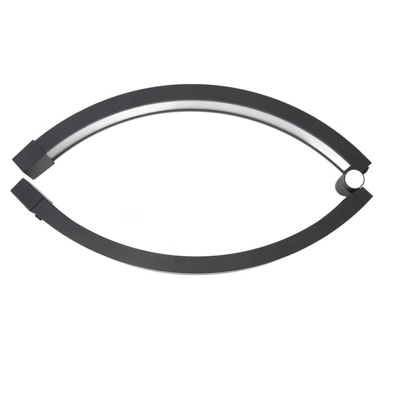 Lámpara De Escritorio Para Uñas De Media Luna De 22 Pulgadas Tecla Táctil Brillo Ajustable Luz LED Plegable De 20 W Con Teléfono Para Arte E Hidroterapia Facial aleación De