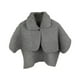 thumbnail image 1 of Chal de invierno para mujer, chal con hombros, capa, Ponchos, chal térmico de lana, almohadilla protectora para el cuello, regalo para Festival, avión gris Salvador Mantón cálido, 1 of 9