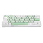 2.4G Wireless Wired Keyboard, 61 Keys Mechanical Keyboard Compact for IOS