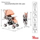 thumbnail image 5 of Carriola de manubrio reversible Baby Buggy BABY BM BEIGE rosa 4, 5 of 5