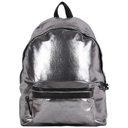 UPC: 0818993010674 | Women s Napoli Carrying Case | Traveling Backpack Fits 14  inch Laptop & Notebook (Silver)