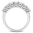 thumbnail image 5 of Created Forever Women's 1ct TW Lab-Grown Diamond Sterling Silver Semi-Eternity Anniversary Ring, 5 of 9