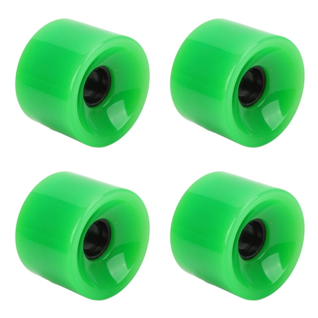 Roues de Longboard, 4 Pcs Roues de Scooter Équilibrées, Roues de Scooter à Plaque Coulissante Réponse Rapide