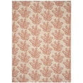 thumbnail image 2 of Safavieh Courtyard Fionntan Botanical Indoor/Outdoor Area Rug, Beige/Terracotta, 9' x 12', 2 of 9
