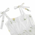 thumbnail image 4 of QUNYINEY A Line Womens Sun Dresses Sleeveless Summer Formal Floral Midi Dresses Flowy Loose Fit Square Neckline Embroidered Slip Dress, 4 of 8